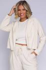 Blazer Cropped Plus Size Marie Off White Cess
