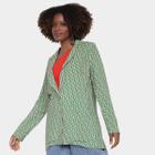 Blazer Farm Estampado Feminino