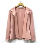 Blazer Feminino Básico Liso Moda Evangélica Abafarto