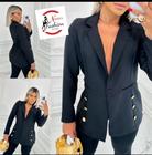 Blazer Max com Botões /Moda Feminina