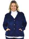 Blazer Veludo Passarela Plus Size Fenomenal