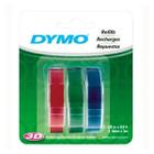 Blister 3 Fitas Coloridas p/ Rotulador Manual Dymo Organizer