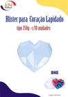 Blister para coração lapidado tipo 350g c/10 unid - BWB - páscoa, chocolate, bombom (99916757)