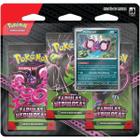 Blister Triplo Pokemon Fabulas Nebulosas Pecharunt PS 80 Copag 19 Cartas