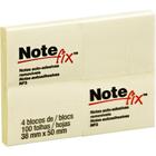 Bloco Adesivo 38x50 Notefix Amarelo 100 Folhas 8686 3m - 4bl