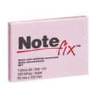 Bloco adesivo 3M Note Fix 76X102mm rosa 100 folhas