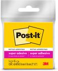 Bloco adesivo 3M post-it 76X76mm amarelo neon 45 folhas