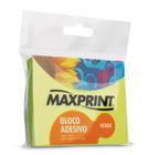 Bloco adesivo 76x102 100 fls verde Maxprint