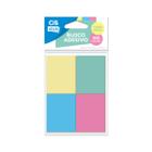 Bloco Adesivo CIS Stick Cores Pastel 38X50mm 4x100 Folhas