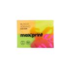 Bloco adesivo maxprint neon 38x50mm 50 folhas 4 blocos