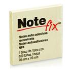 Bloco Adesivo Notefix NFX4 76mm X 76mm Amarelo 100 Folhas - 3M