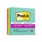 Bloco Adesivo Post-It 3M 76x76 mm Coleção Supernova 270 Fls c/ 3 Cores