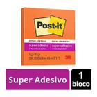 Bloco Adesivo Post-it 3m 76x76mm Laranja 90 Folhas