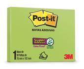Bloco Adesivo Post-It 76x102mm 657 Neon Com 90 Folhas - 3M