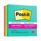 Bloco Adesivo Supernova 76 mm x 76 mm 5 cores Post-it 3M