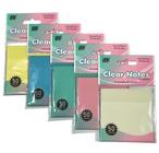 Bloco Adesivo Transparente Clear Notes - YES - Colorido/Tom Pastel - pacote com 50 folhas (Tipo Postit)