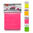 Bloco Adesivo Varias Cores Neon 100 folhas Grande - BRW