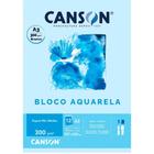 Bloco Aquarela A3 Mix Media Branco Com 12 Folhas 300g - Canson