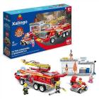 Bloco bombeiros - ultra caminhao e quadriciclo 811pcs 28154