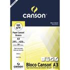 Bloco Canson Desenho Branco 180g/m² A3 297 X 420 Mm com 20 Folhas