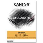 Bloco Canson Graduate Bristol 180g/m² A3 20fls