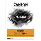Bloco Canson Graduate Bristol A3 180g - Extra Branco