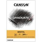 Bloco Canson Graduate Bristol A4 180grs 20fls