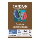 Bloco Canson Iris Vivaldi A4 Chocolate com 25 Folhas 185g