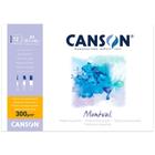 Bloco Canson Montval Fina Aquarela A3, 12 Folhas, 300g