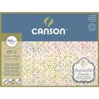 Bloco Canson Papel Aquarelle 31x41 300 g/m Grano Fino 20Fls C400106440