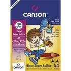 Bloco Canson Papel Super Sulfite Infantil A4 120 g/m 30fls 66667093