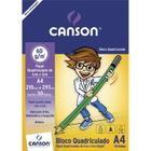 Bloco Canson Quadriculado 1X1 A4 60G 30 Fls