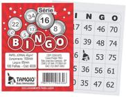 Bloco cartela bingo jornal pq 100 folhas tamoio série 16