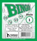 Bloco cartela para bingo rosa 100 folhas série1 tamoio