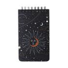 Bloco Cicero Astral Eclipse Preto 12x20cm Pautado 80 Folhas