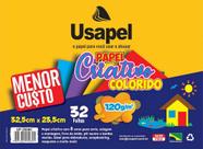 Bloco criativo color a3 120g 32fls 8 cores usapel