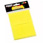 Bloco de Anotações 38x51mm Amarelo Neon BRW 04un com 100fls