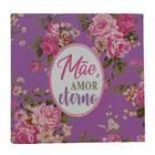 Bloco de Anotações Roxo - Mãe Amor Eterno - 8cm - 1 unidade - Rizzo