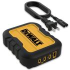 Bloco de carregador DEWALT de 4 portas USB 100W com cabo de alimentação de 6 pés