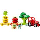 Bloco de Construção Lego Duplo Trator de Frutas e Vegetais - 19 Peças