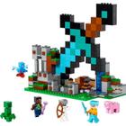 Bloco de Construção Minecraft Posto da 427 Peças - Kit Lego 21244