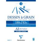 Bloco de Desenho Dessin à Grain A3 180g - Clairefontaine
