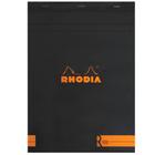 Bloco de Desenho e Notas Rhodia A4 Número 18 Capa Preta