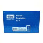 Bloco de fichas pautadas n 3 tilibra 100 fichas 5 x 8