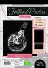 Bloco de Folhas Pretas A4 210x297mm 90g com 40 folhas - Jandaia Arts