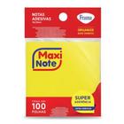 Bloco de notas adesivas Maxi 76mmx76mm Neon Am - C/ 100 Fls Frama