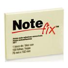 Bloco de Notas Adesivas Notefix Amarelo 76x102mm 100 Folhas