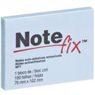 Bloco de Notas Adesivas Notefix Azul 76x102mm 100 Folhas