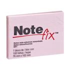 Bloco de Notas Adesivas - Notefix - Rosa c/ 100 Folhas - 76x102mm - 3M