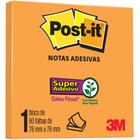 Bloco de Notas Super Adesivas Post-it Laranja 76x76mm 90 Folhas